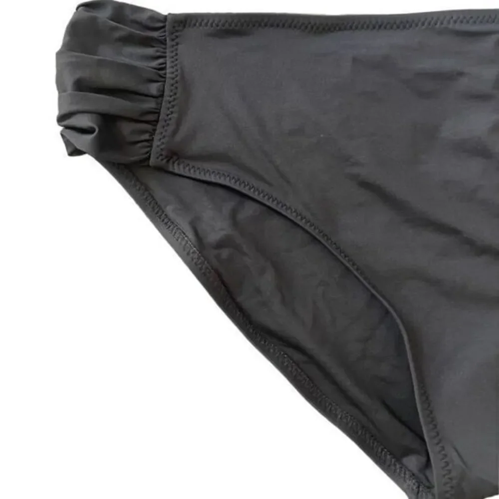 BECCA ETC Black Color Code Shirred Side‎ Tab Hipsters Plus Size 2X